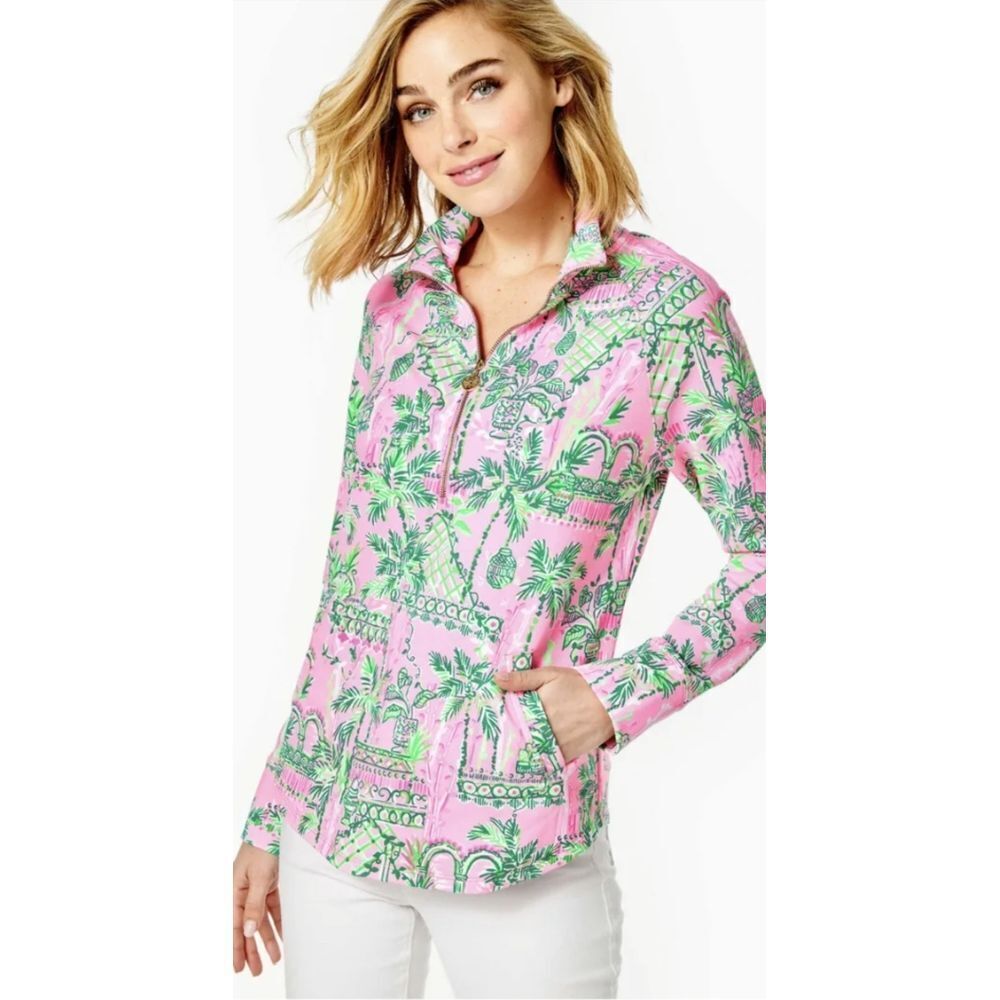 NWOT Lilly Pulitzer UPF 50+ Skipper Popover - Always Worth It Size Small